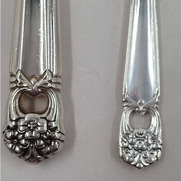 Rogers Brothers Silver Plate Eternally Yours Coquette 6-8 - Picture 11 of 12